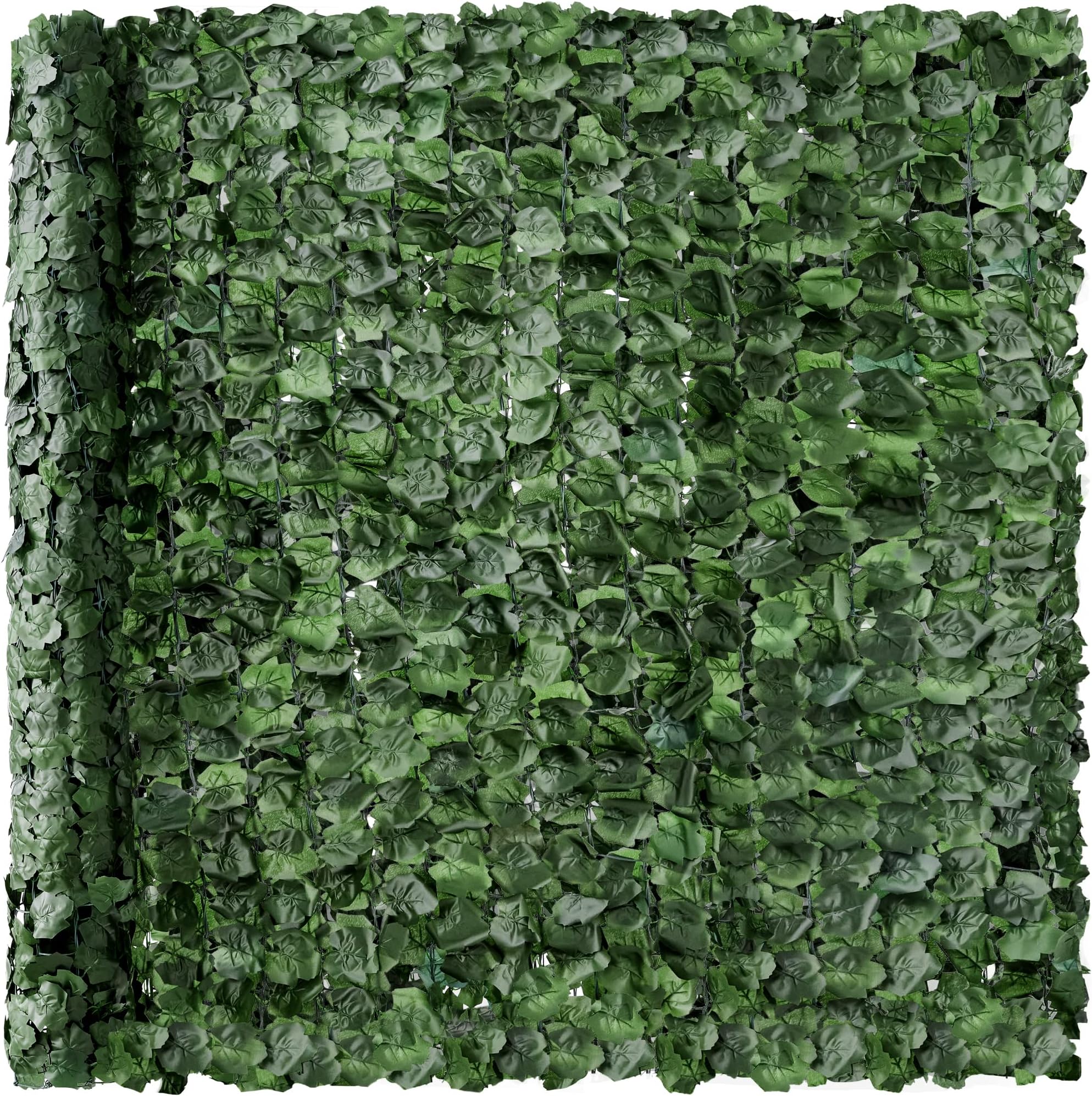 Best Choice Products Outdoor Garden 94x39-inch Artificial Faux Ivy Hedge Leaf and Vine Privacy Fence Wall Screen - Green