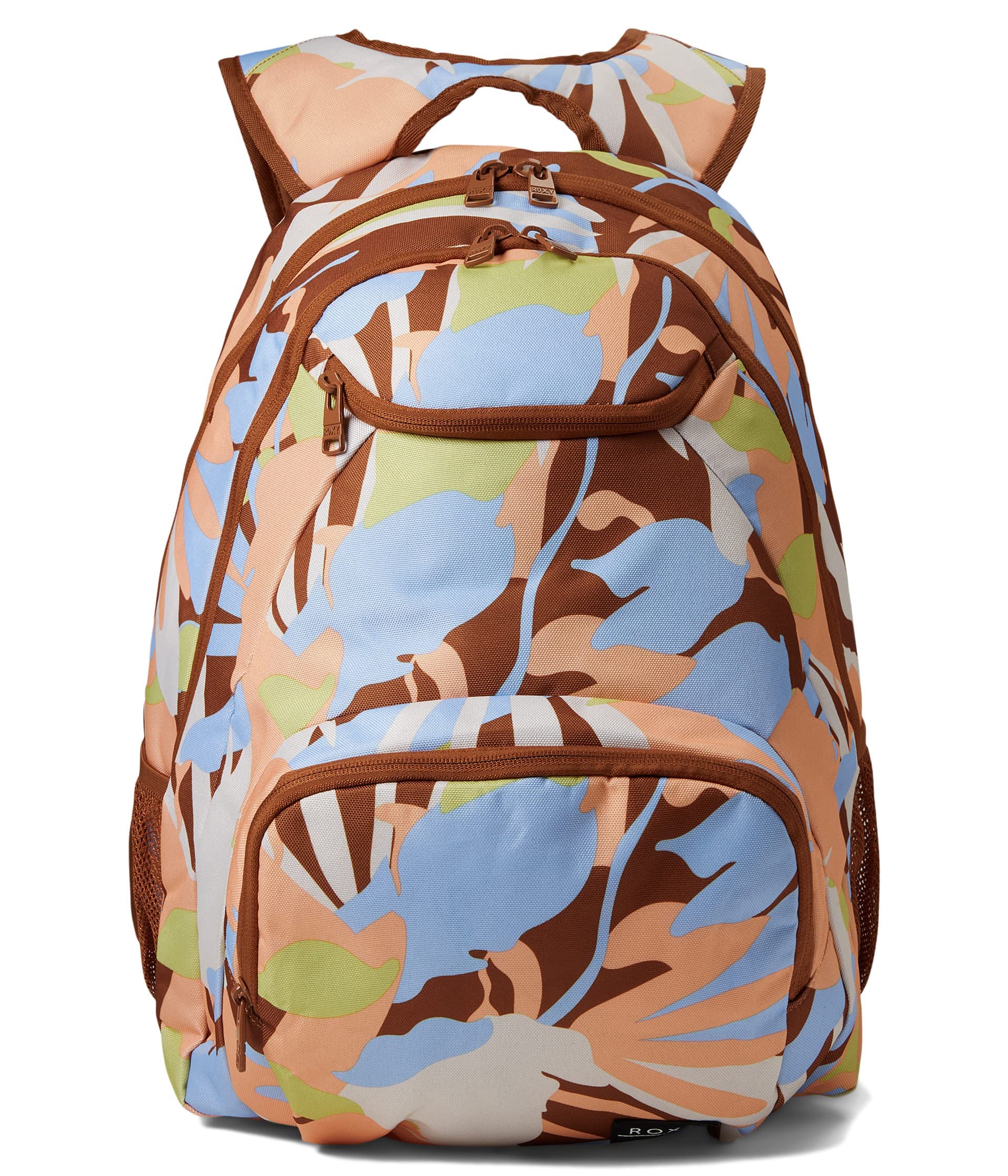 RoxyShadow Swell Printed Backpack Rustic Brown Floraldelic One Size