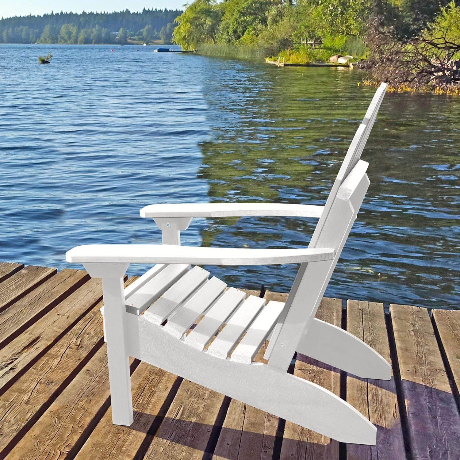 Elk Outdoors Adirondack Chair, White