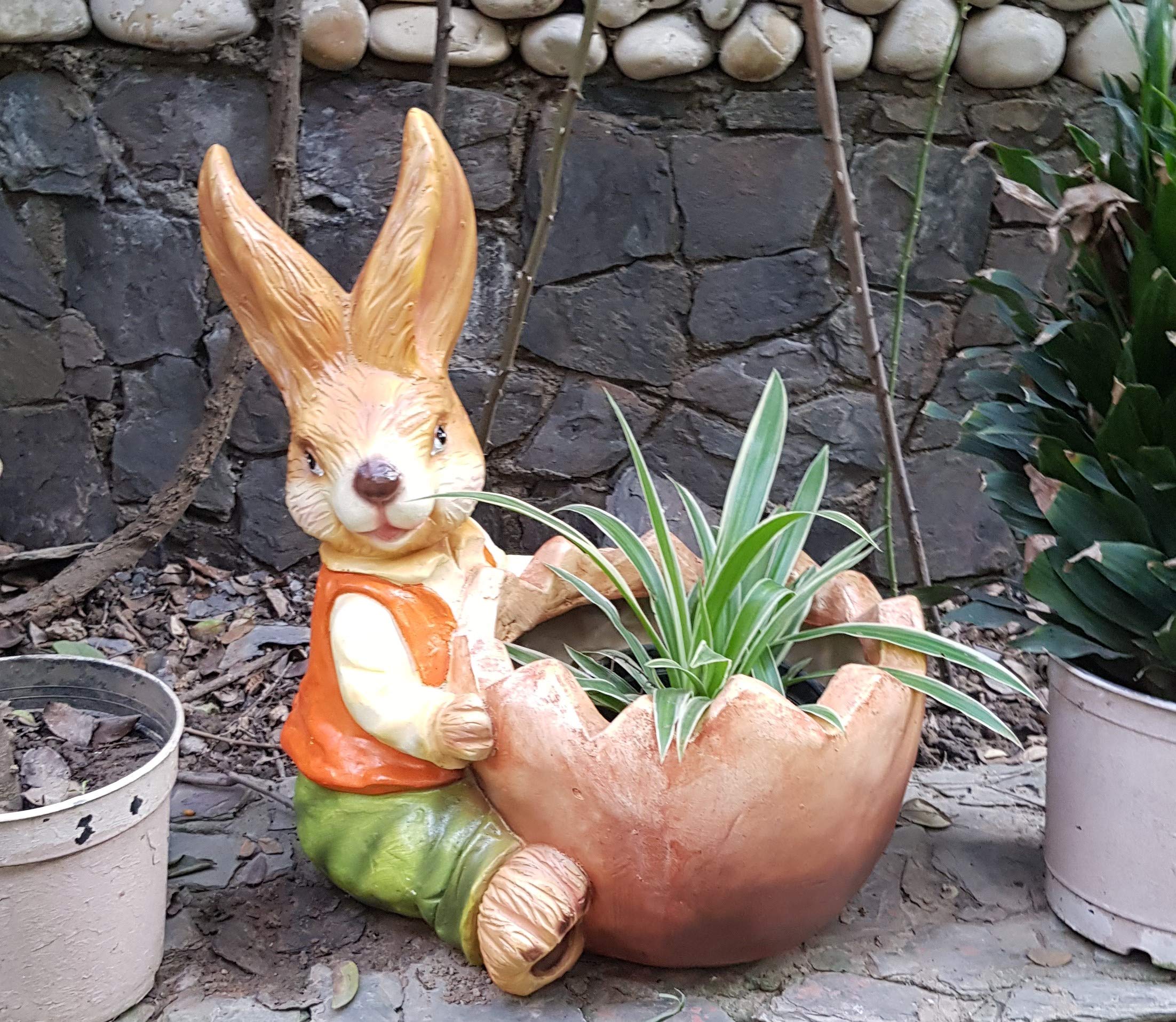 Wonderland Rabbit Planter Figurine 14 x 9 x 16 inches, Set of 1, Multicolor (B083LY5WN8) Amazon Price History, Amazon Price Tracker