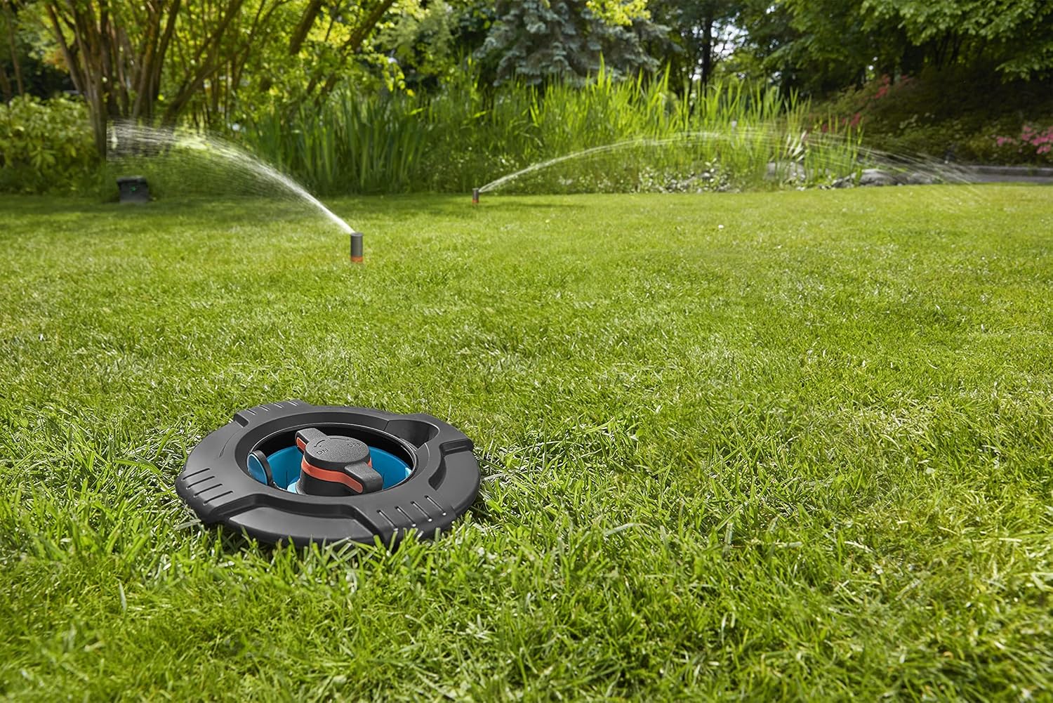 Gardena Sprinkler System Control and Shut Off Box with 3/4 inch External Thread: for The Variable Control or Shut Off of The Water Flow, for Individual sprinklers or Groups (08264-20)