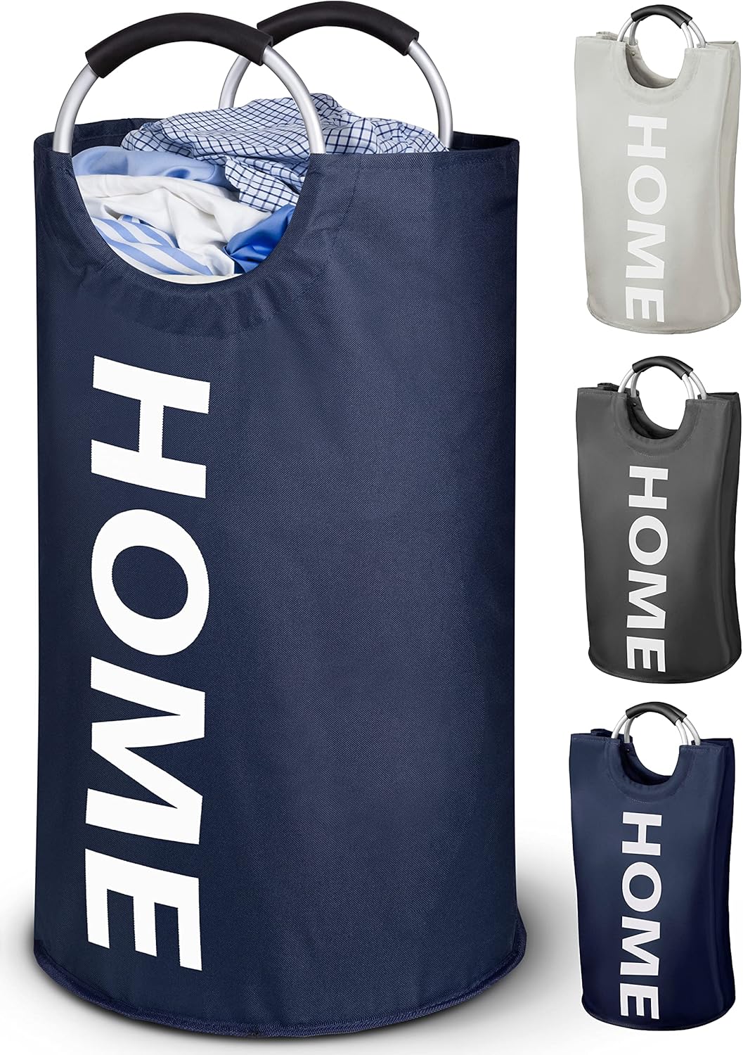 Cesto Biancheria Sporca 82L Pieghevole - Salvaspazio Con Maniglie - Foto 2