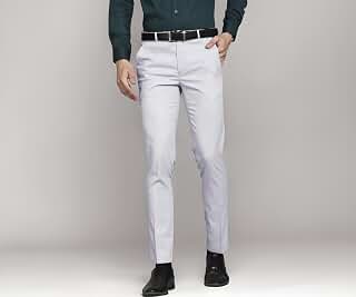 Formal Pant with Expandable Waist for Men | Men's Cotton Regular Fit Flat Front Pant for Party and Casual Wear