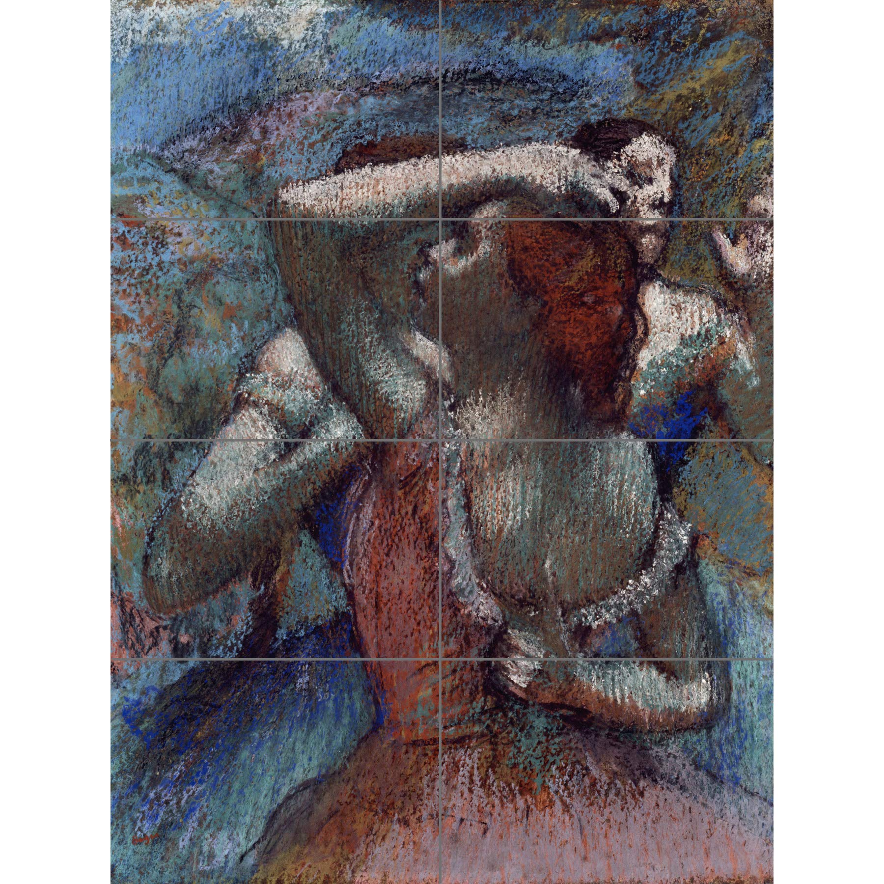 Artery8 Edgar Degas Dancers Ballet XL Giant Panel Poster (8 Sections)