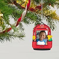 Vista 6 de Hallmark Keepsake Adorno de Navidad, año 2021, mochila de recuerdos escolares marco de fotos