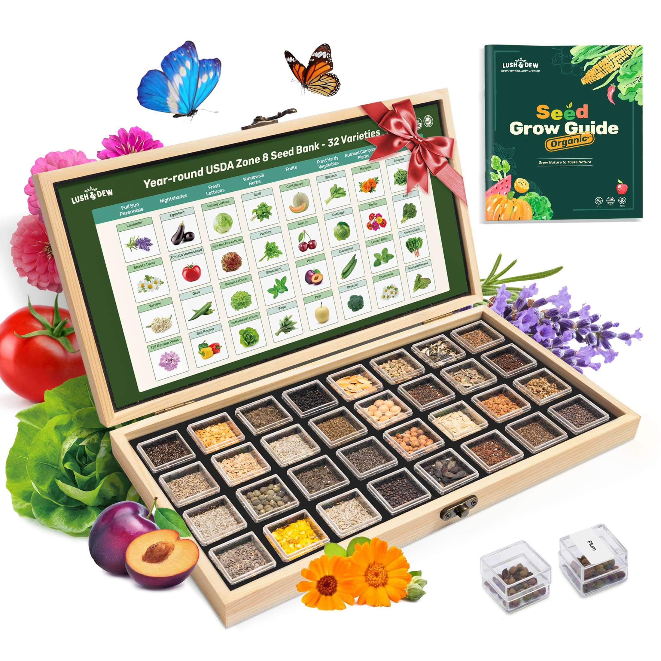 USDA Zone 8 Heirloom Seed Bank 30000 Seeds