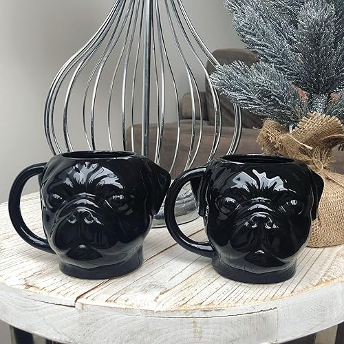 Miniatura 8 de Taza de café con forma de pug en 3D para los amantes del pug
