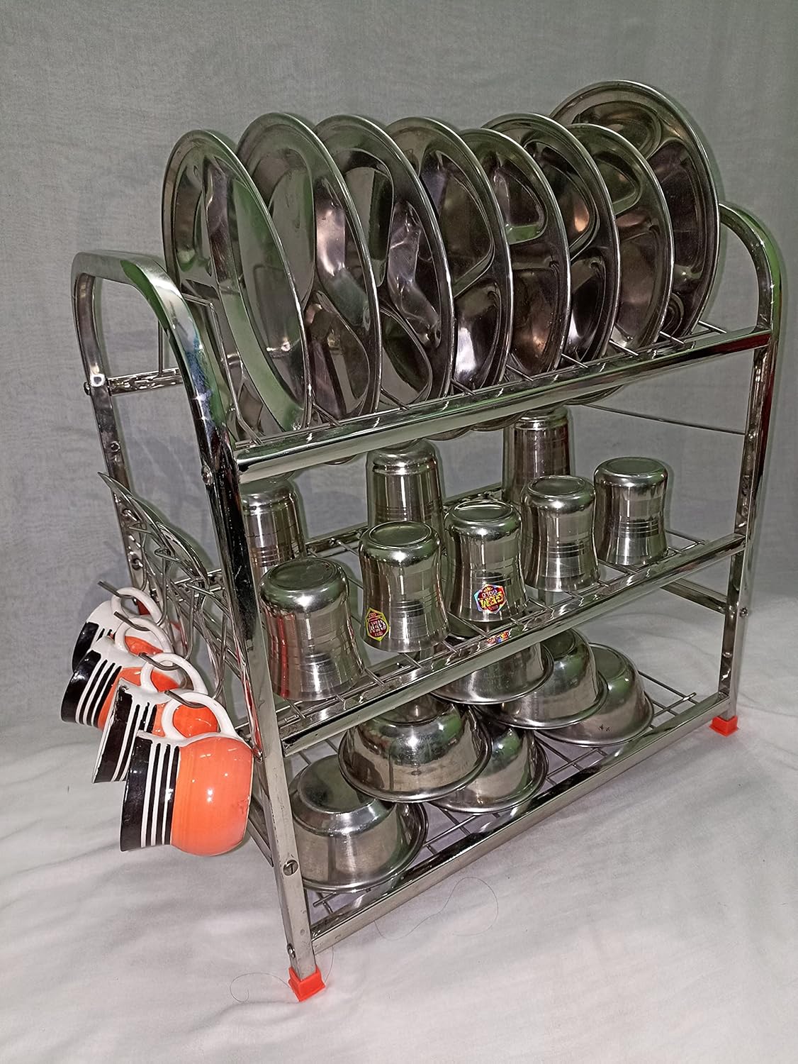D.k 11 Q13 Stainless Steel Shelf Wall Mount Kitchen Dish Racks Dish