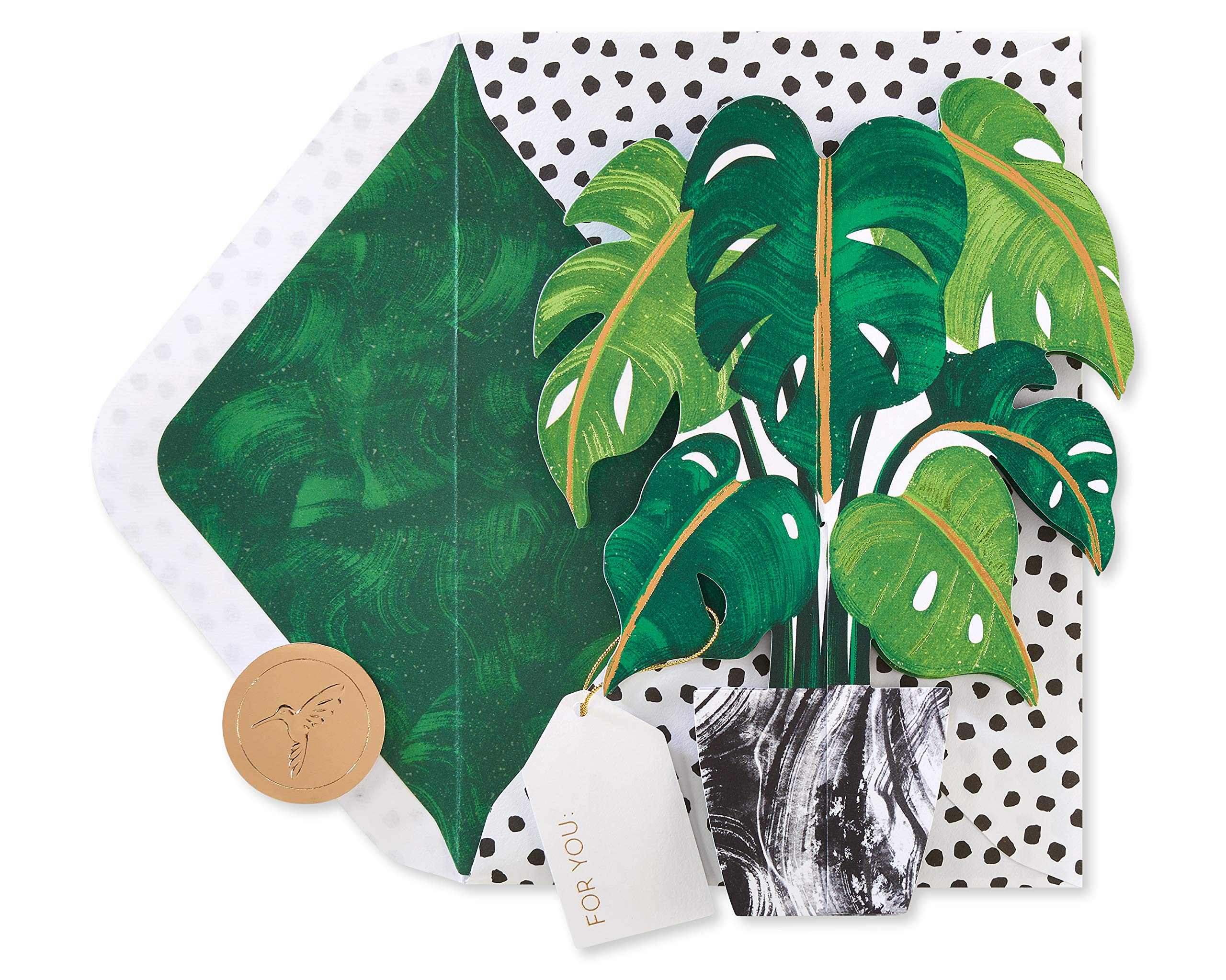 Papyrus Blank Pop Up Card (Plant) — image 1