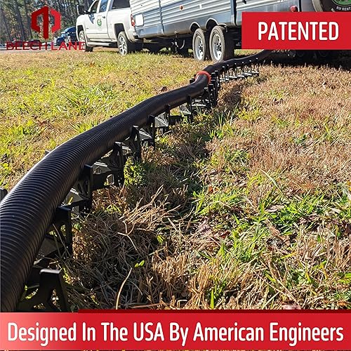 Miniatura 7 de Soporte de manguera de alcantarillado RV de 20 pies con patas de accesorio de clip para mayor estabilidad, diseño patentado de anidación para