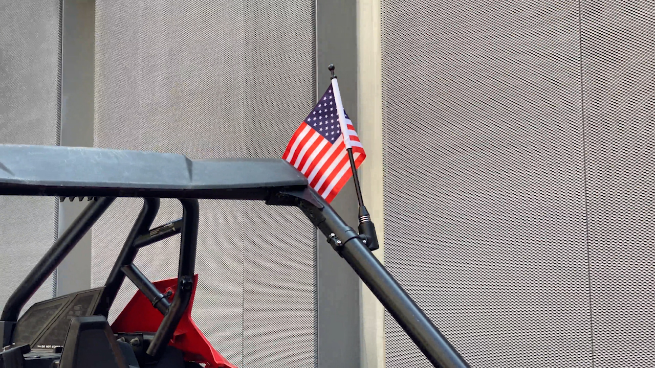 6 kemimoto+Adjustable+Flagpole+Compatible+Aluminum