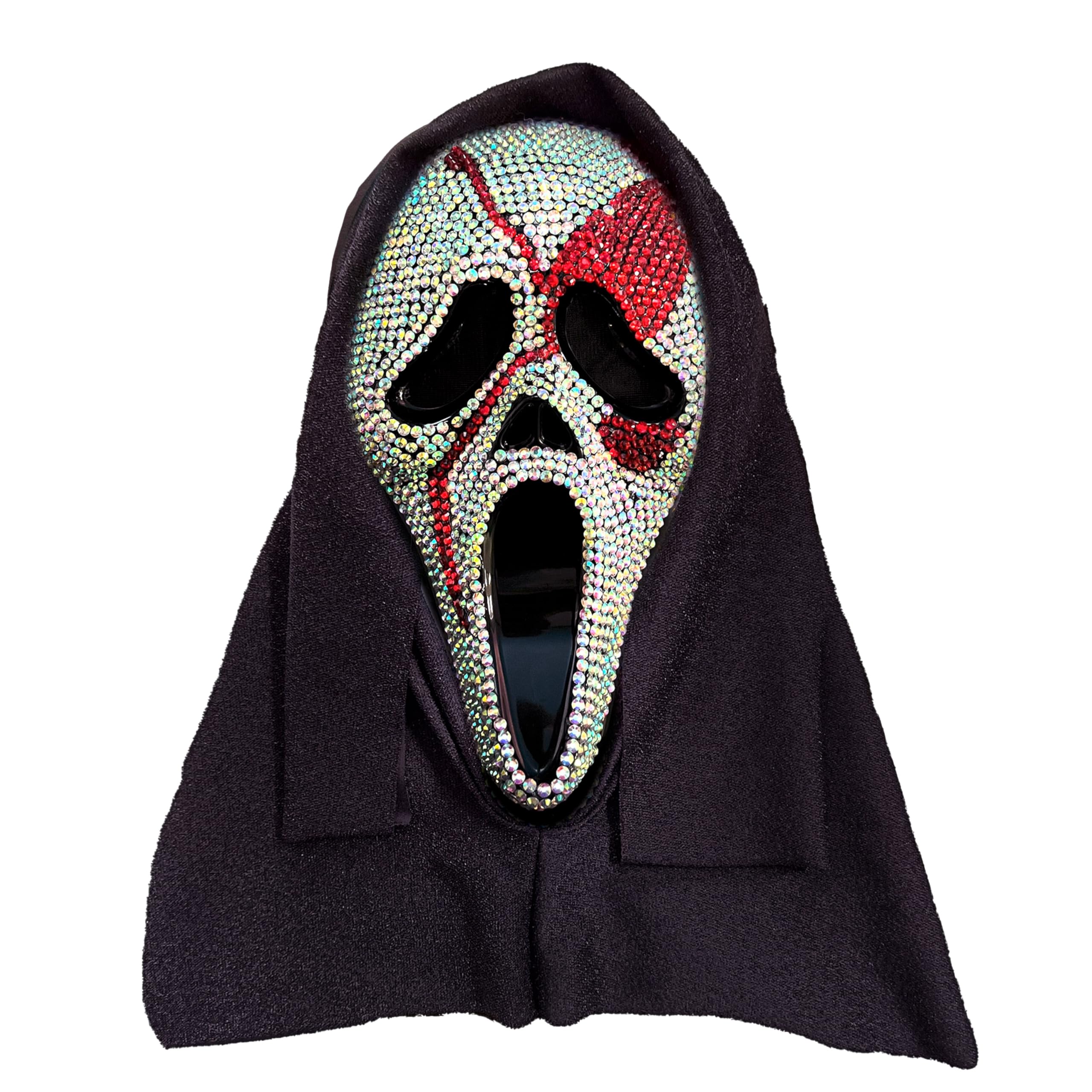 Fun World Ghost Face Bloody Bling Mask Costume