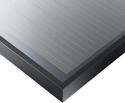 Solar Panel - Monocrystalline Solar Panel - High Efficiency Thanks to Shingled Technology - Photovoltaic Solar Cell for Home Commercial & Industrial - (150 W)