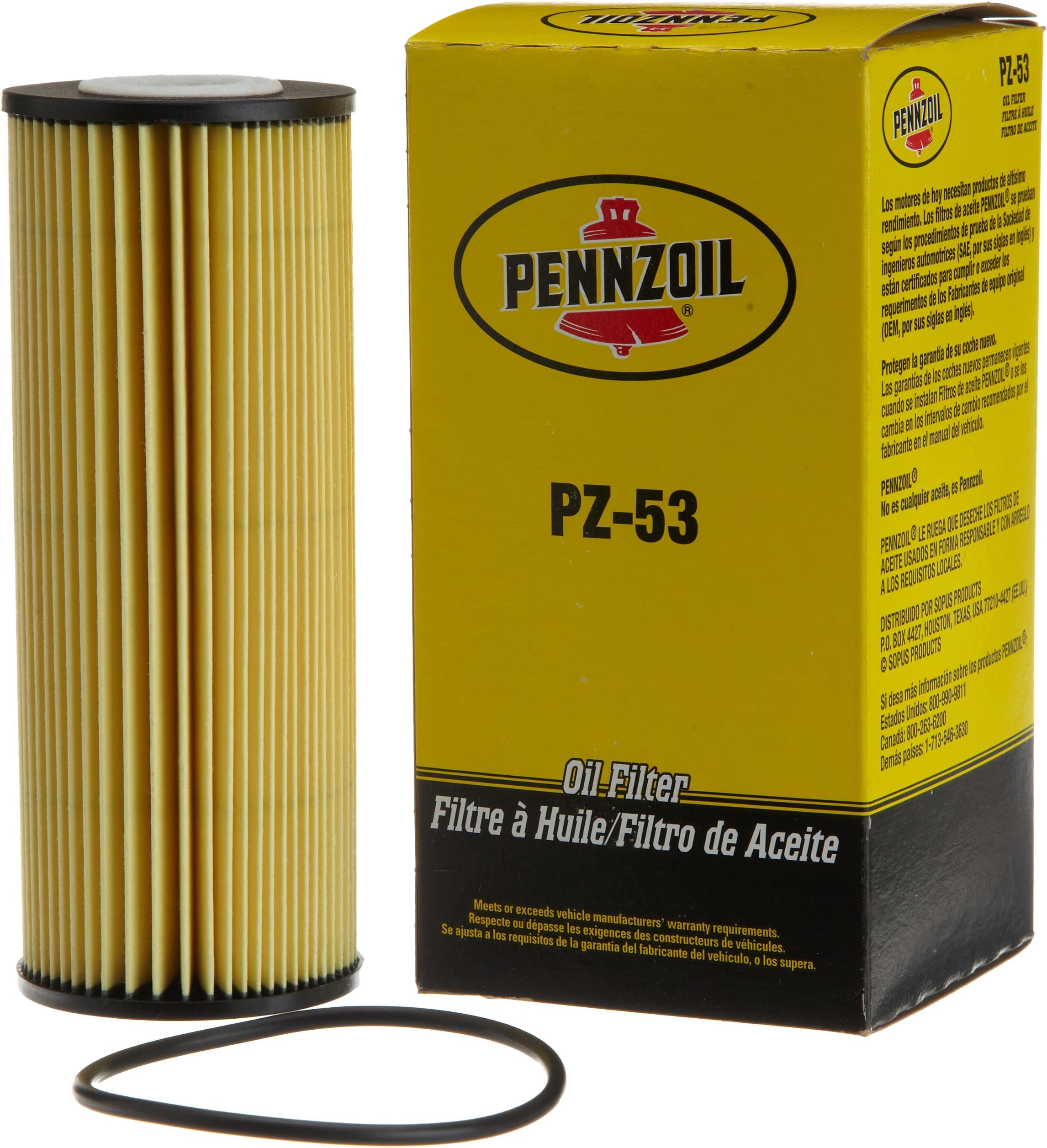 Pennzoil PZ37 Regular Spinon Oil Filter Automotive