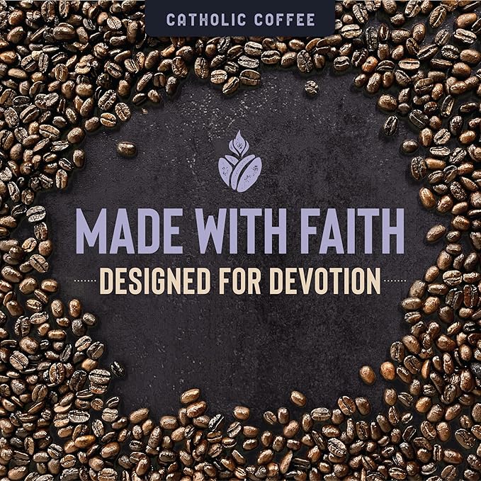 Catholic Coffee St. Peter Café en Granos Tostado Medio 12oz miniatura 7