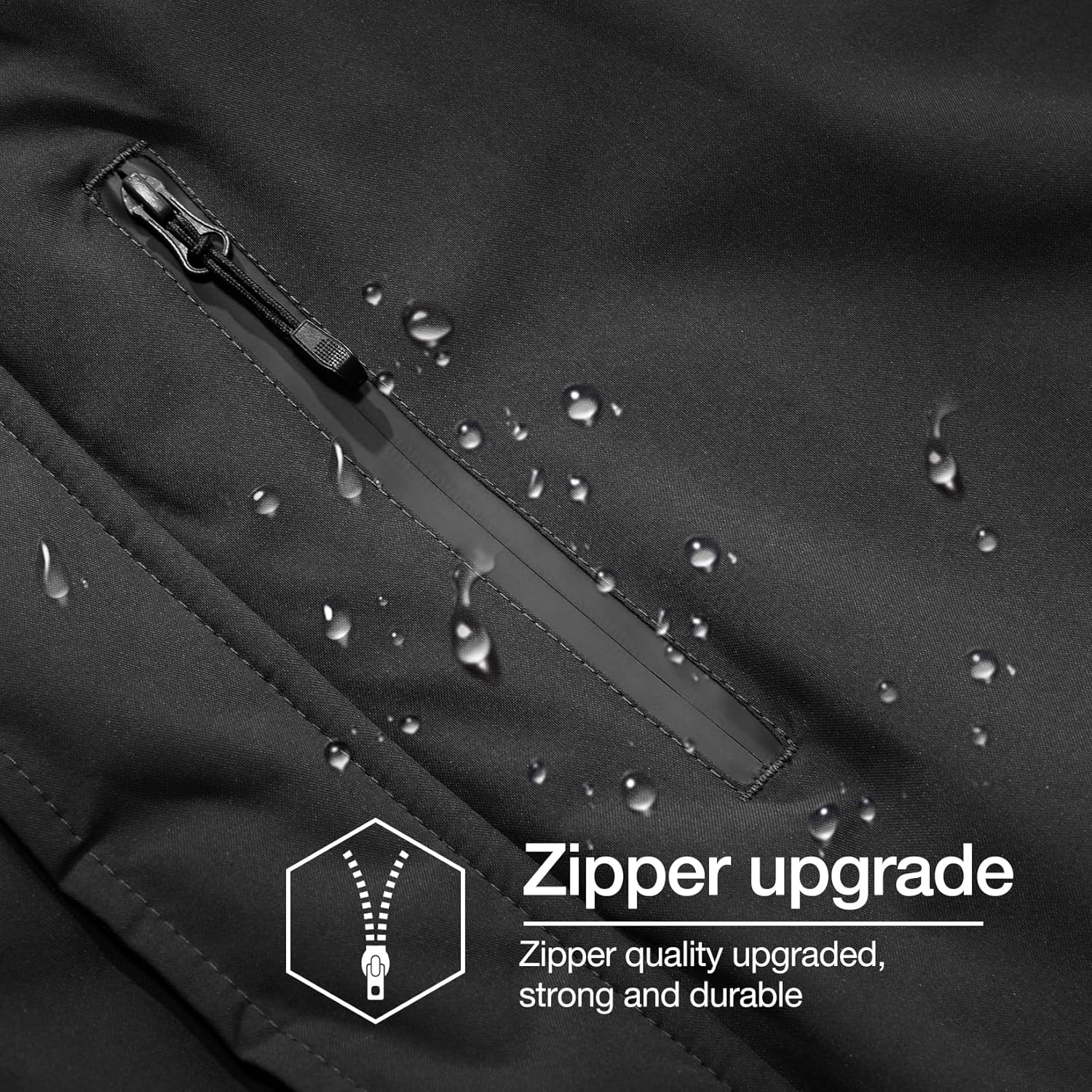 CAMELSPORTS Men's Winter Jacket, Windproof Waterproof Ski Snow Coat, Thermal Insulated Puffer Parka for Cold Weather - Image 3