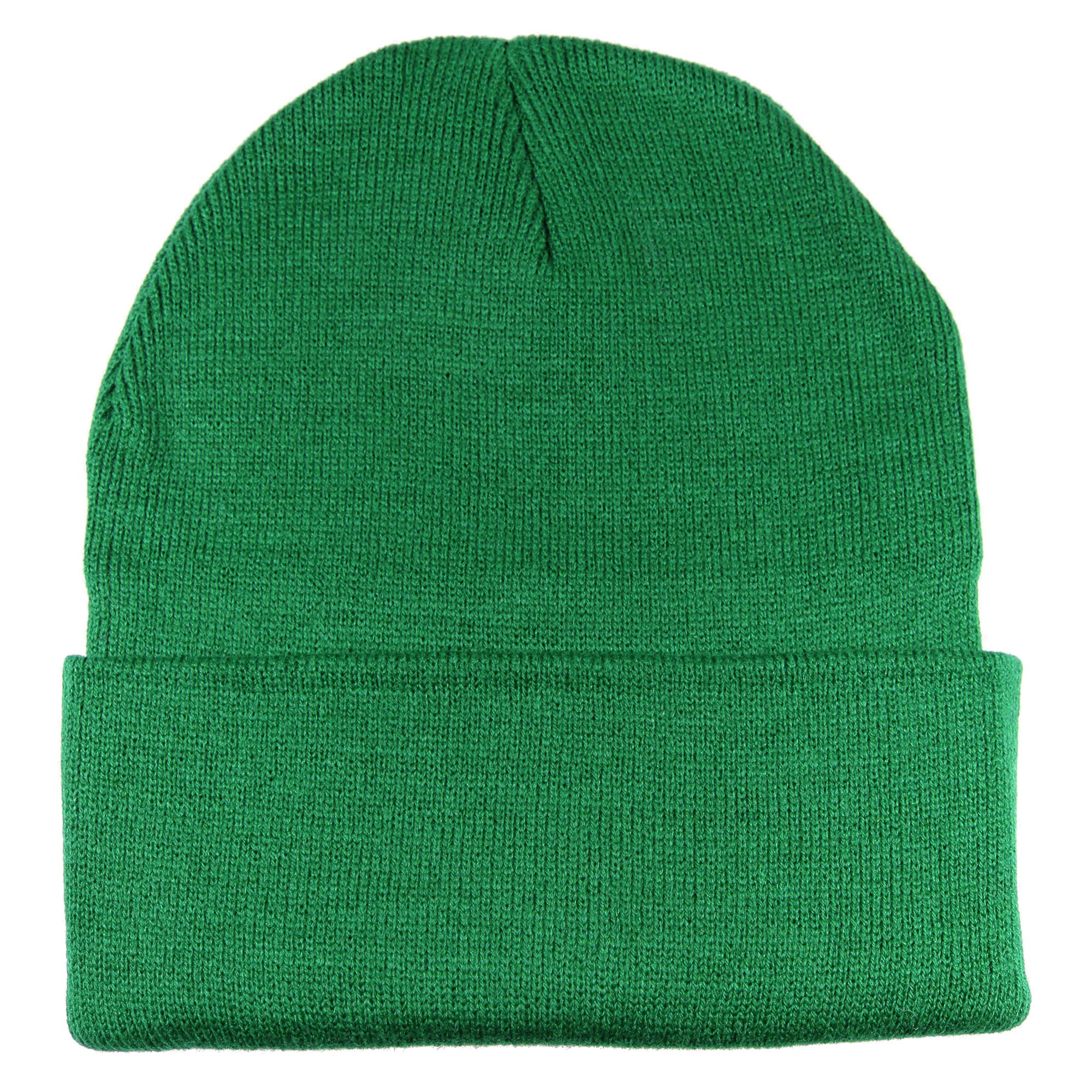 Gelante Gorro unisex de punto cálido de color liso