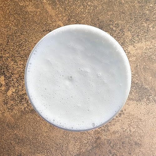 Miniatura 5 de Jabón de afeitar prémium para hombres. Alimentado con aceite de coco, manteca de karité y leche de cabra. 3.6 onzas (paquete de 1) (bárbaro)