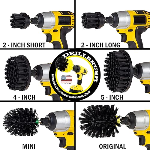 Miniatura 8 de El mejor kit de cepillos para parrilla sin alambre, accesorios para barbacoa, cepillo de taladro, removedor de óxido, sartén de hierro fundido,