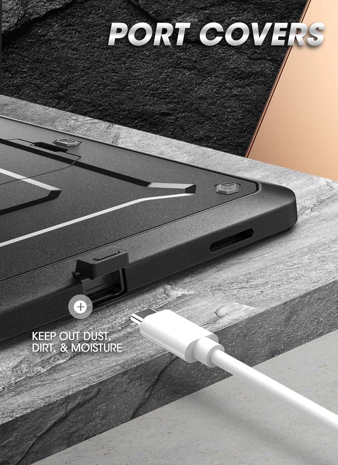 Nеw Arrіvаlѕ SUPCASE [Unicorn Beetle Pro] Designed for Galaxy Tab A 8.4 Case 2020, with Built-in Screen Protector Full-Body Rugged Heavy Duty Case for Galaxy Tab A 8.4 SM-T307 2020 Release (Black)