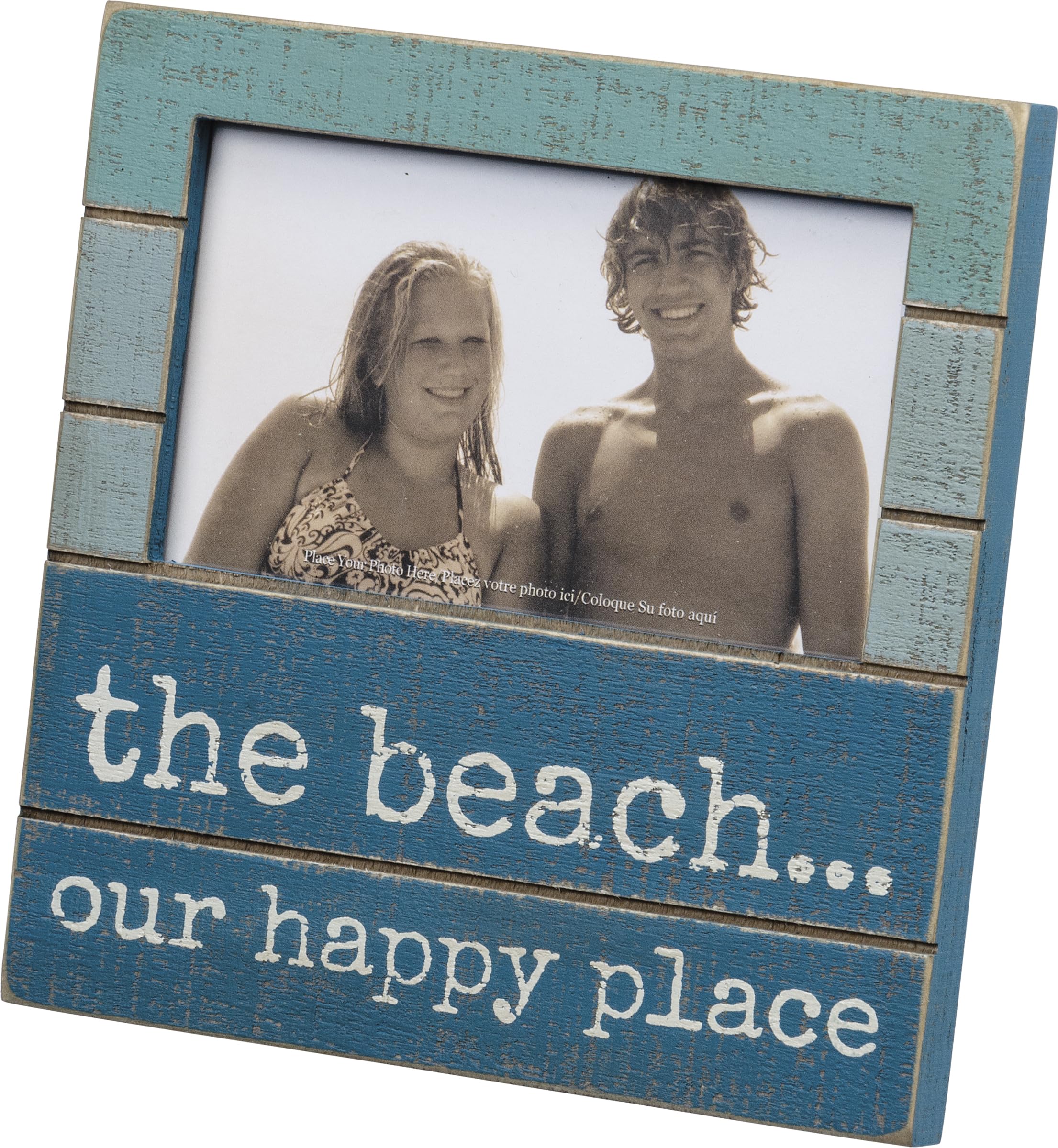 Cadre photo souvenir de plage en bois pour figer vos bonheurs