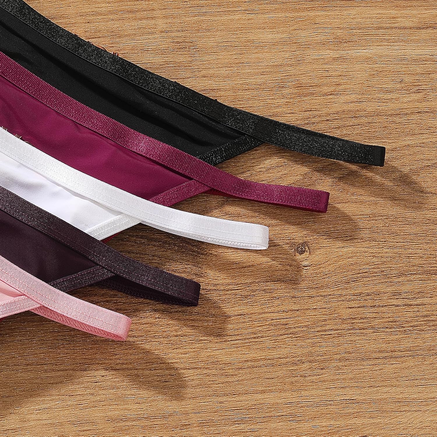 Seamless G-String Thongs for Women T-back Low Rise Panties Breathable Cheeky Sexy Underwear 4Pack S-XL - Image 6