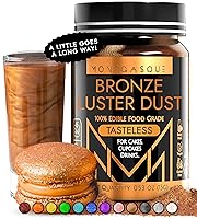 Vista 46 de MONÉGASQUE Purpurina comestible plateada para bebidas, 0.51 onzas, purpurina comestible para pasteles y cócteles, polvo plateado brillante