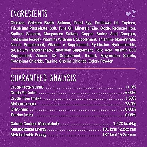 Miniatura 5 de Stella & Chewy's Carnivore Cravings Purrfect - Alimento húmedo para gatos sin granos, rico en proteínas, receta de pollo y salmón sin jaula para