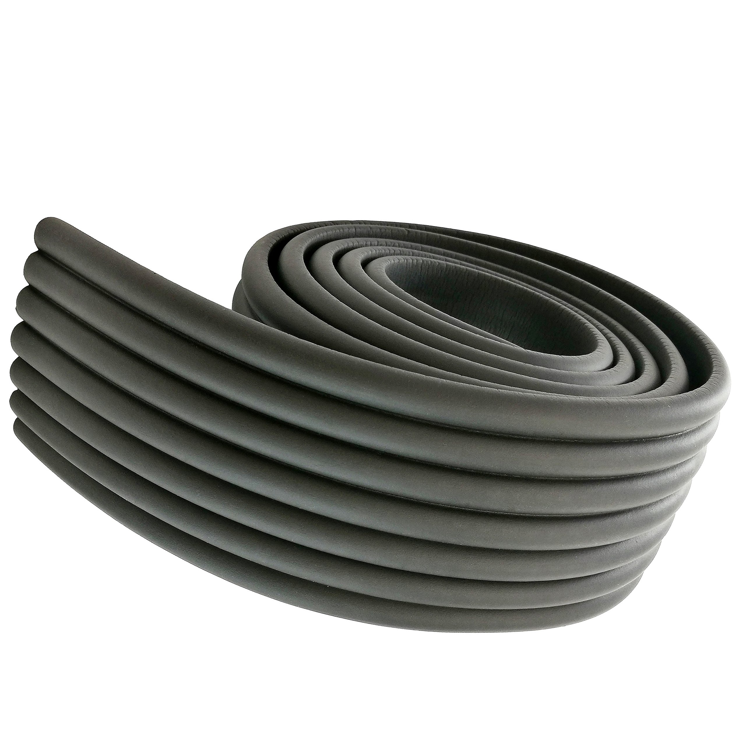Uniwersalny bufor zabezpieczający 2 m x 80 mm ochrona przed uderzeniami gąbka poduszka czarna TKD7002