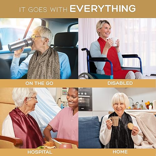 Miniatura 10 de Cravaat - Bufanda de comedor para adultos, resistente a las manchas, lavable a máquina