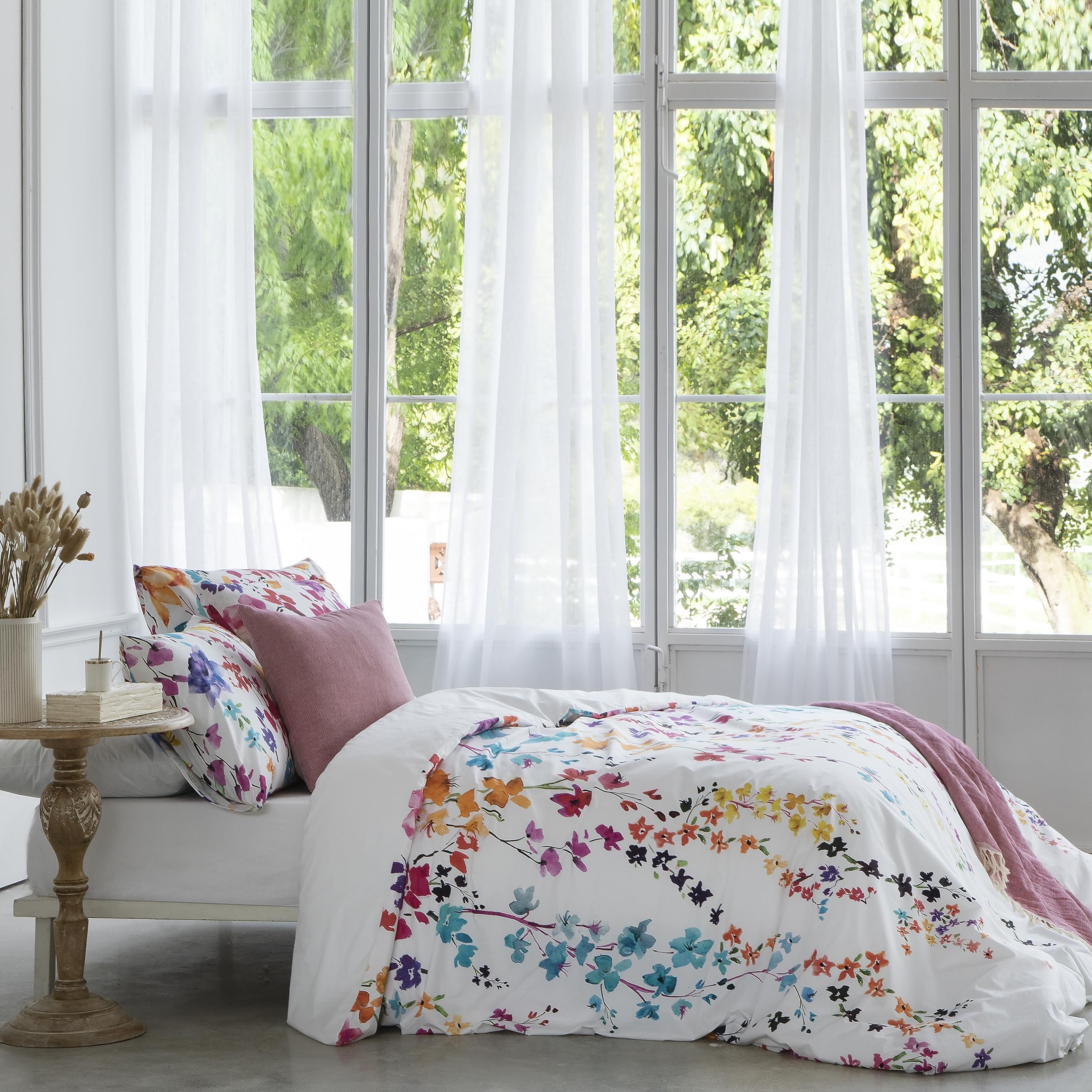 ETHERE MAISON Funda nórdica Haku Cama 180 cm - 260x240 cm, algodón 200 Hilos. Cierre con Corchetes.