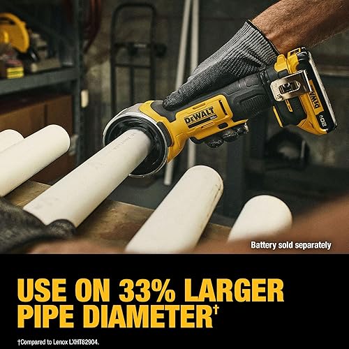 Miniatura 7 de DEWALT 20V Dewalt Preparación de Tuberías, Solo Herramienta (DCE710B)