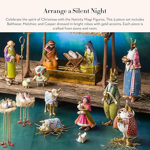 Vista 65 de MACKENZIE-CHILDS Patience Brewster - Figura de Belén de Navidad, decoración del hogar, Frank the Camel