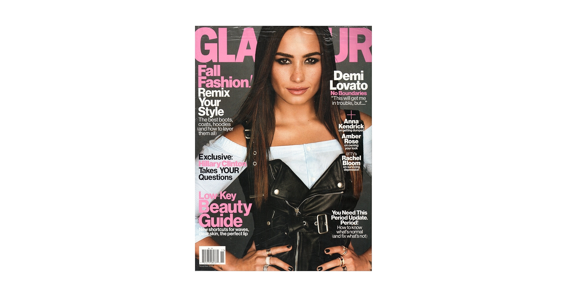 Amazon.com: Glamour Magazine (November, 2016) Demi Lovato