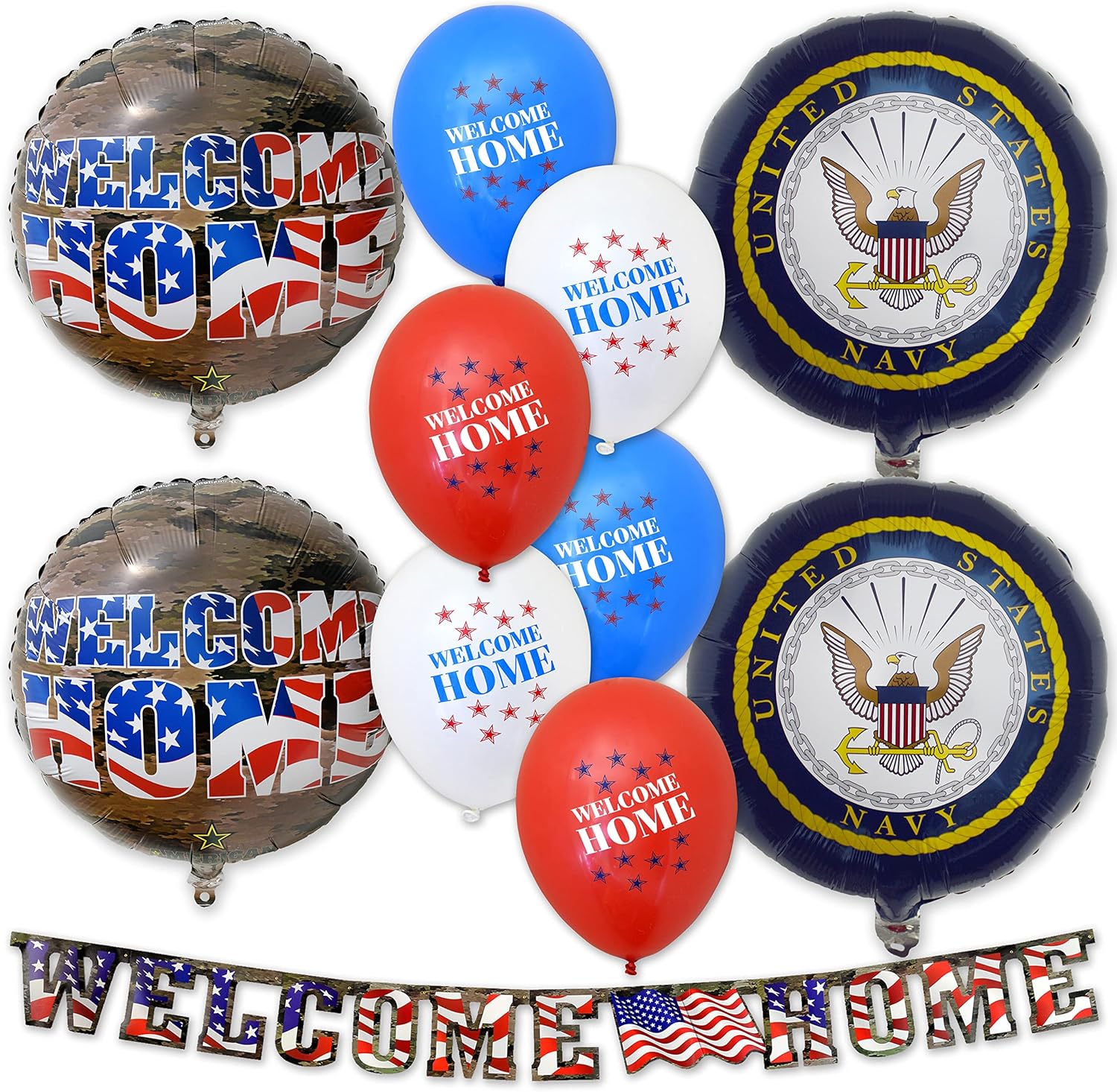 Havercamp U.S. Navy Party for 16 guests! Includes 16 Dinner Plates (9" Rd.) and 16 Napkins with the Official U.S. Navy Crest.