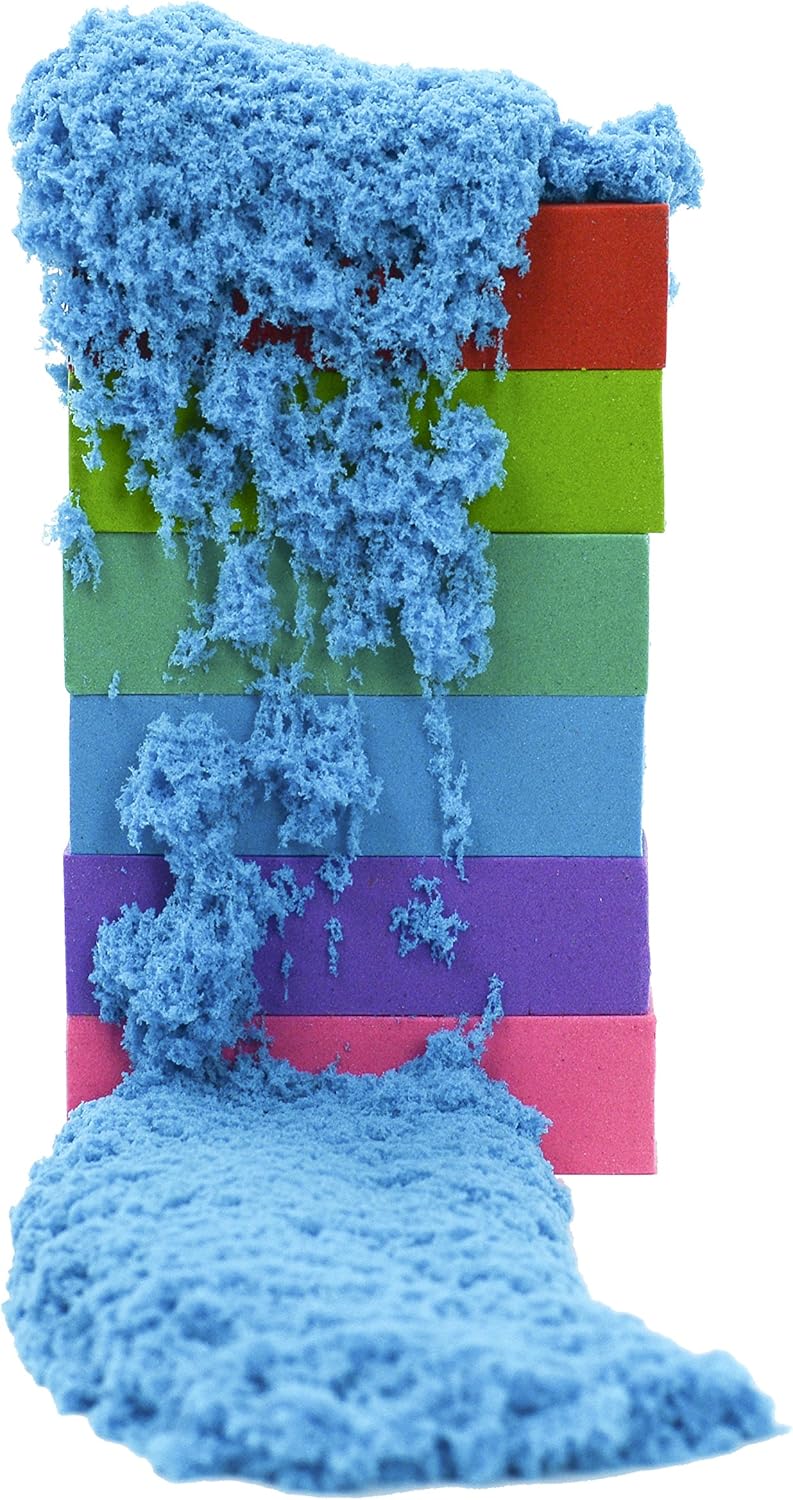 Mad Mattr is the Addictive, Super-Soft, and Satisfying Dough-Like Material that Shapes and molds Easily and Never Dries Out (1-10oz Pack of Each Color in Red, Blue, Teal, Purple, and Pink)