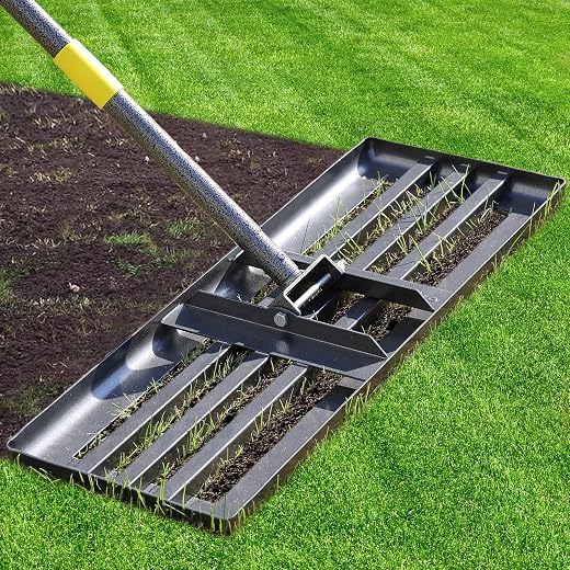 Lawn Leveling Rake (30x10", 5ft) - $29.99