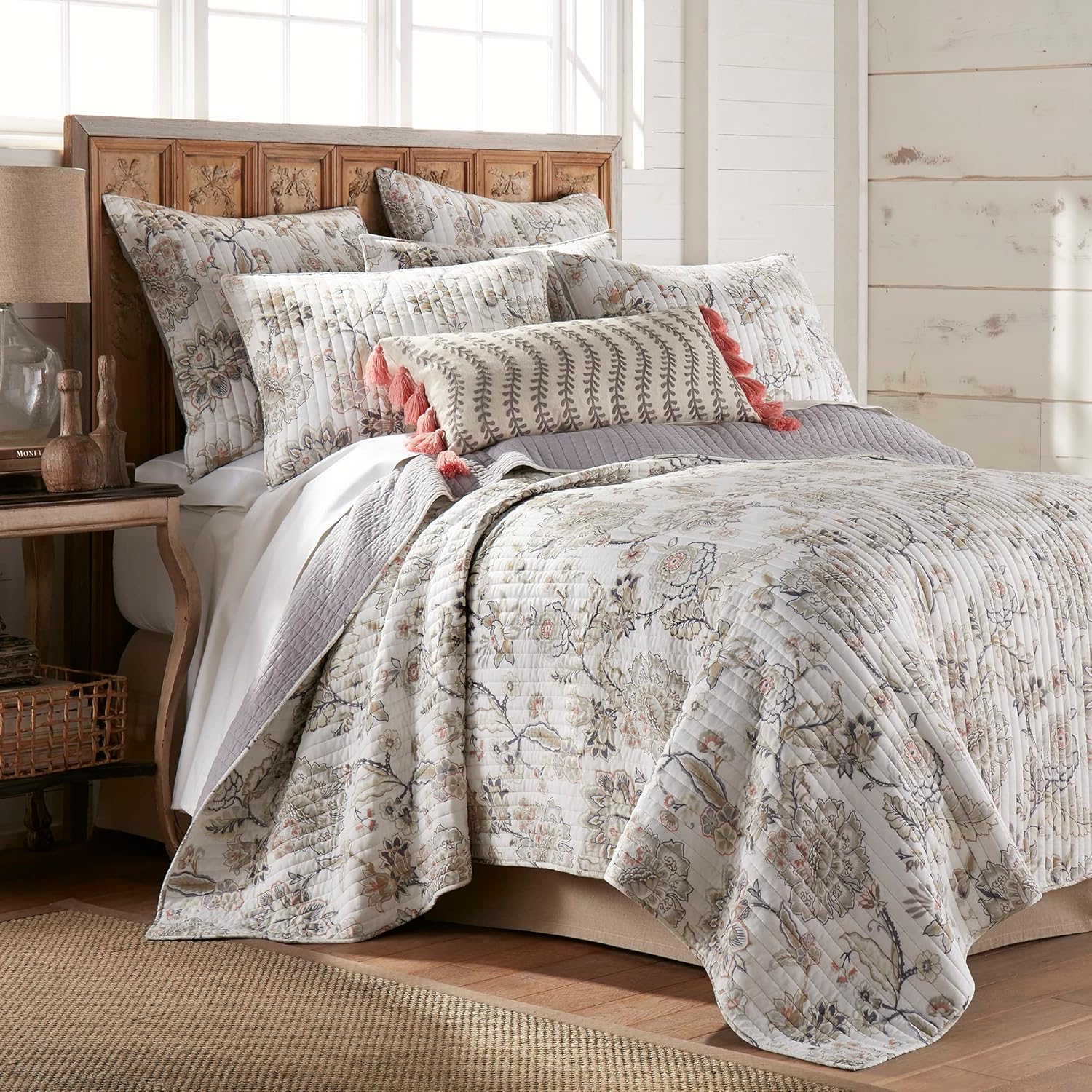 Levtex Home Ophelia Quilt Set King Quilt and Two King