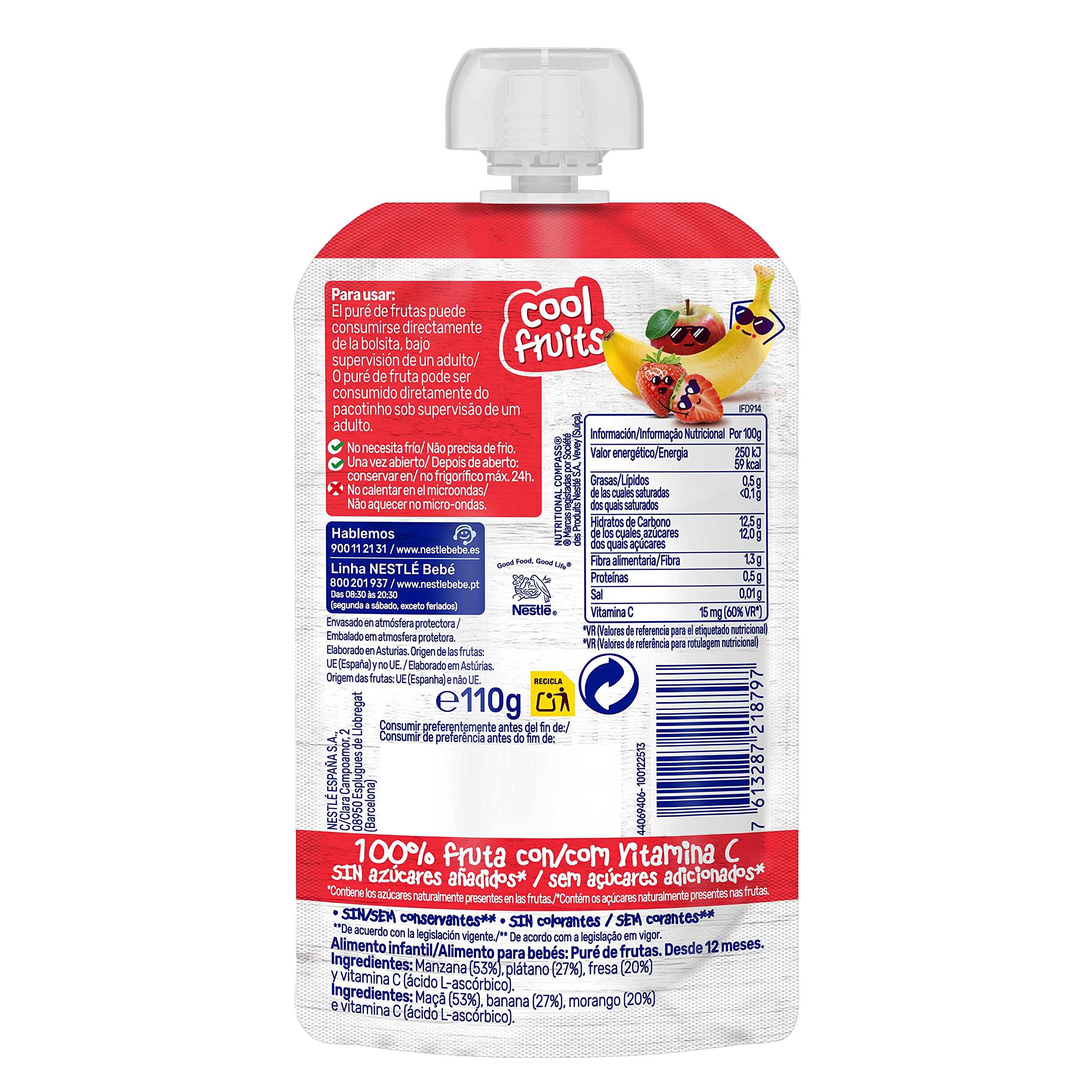 NESTLÉ Pure Cool Fruits - Pack de 8 — view 3
