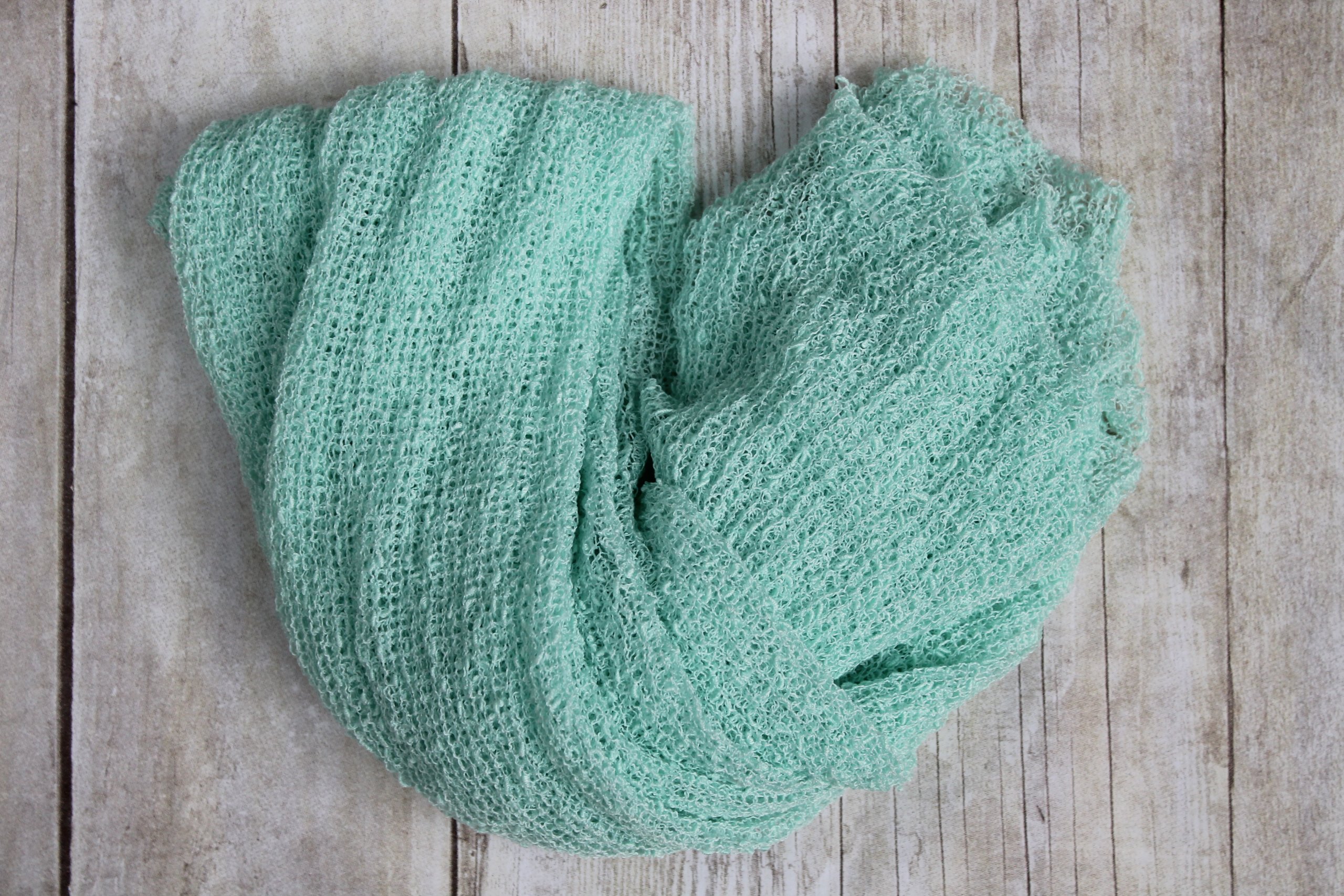 Stretch Knit Wrap for Babies - Newborn and Maternity Photography Prop - Mint {22}