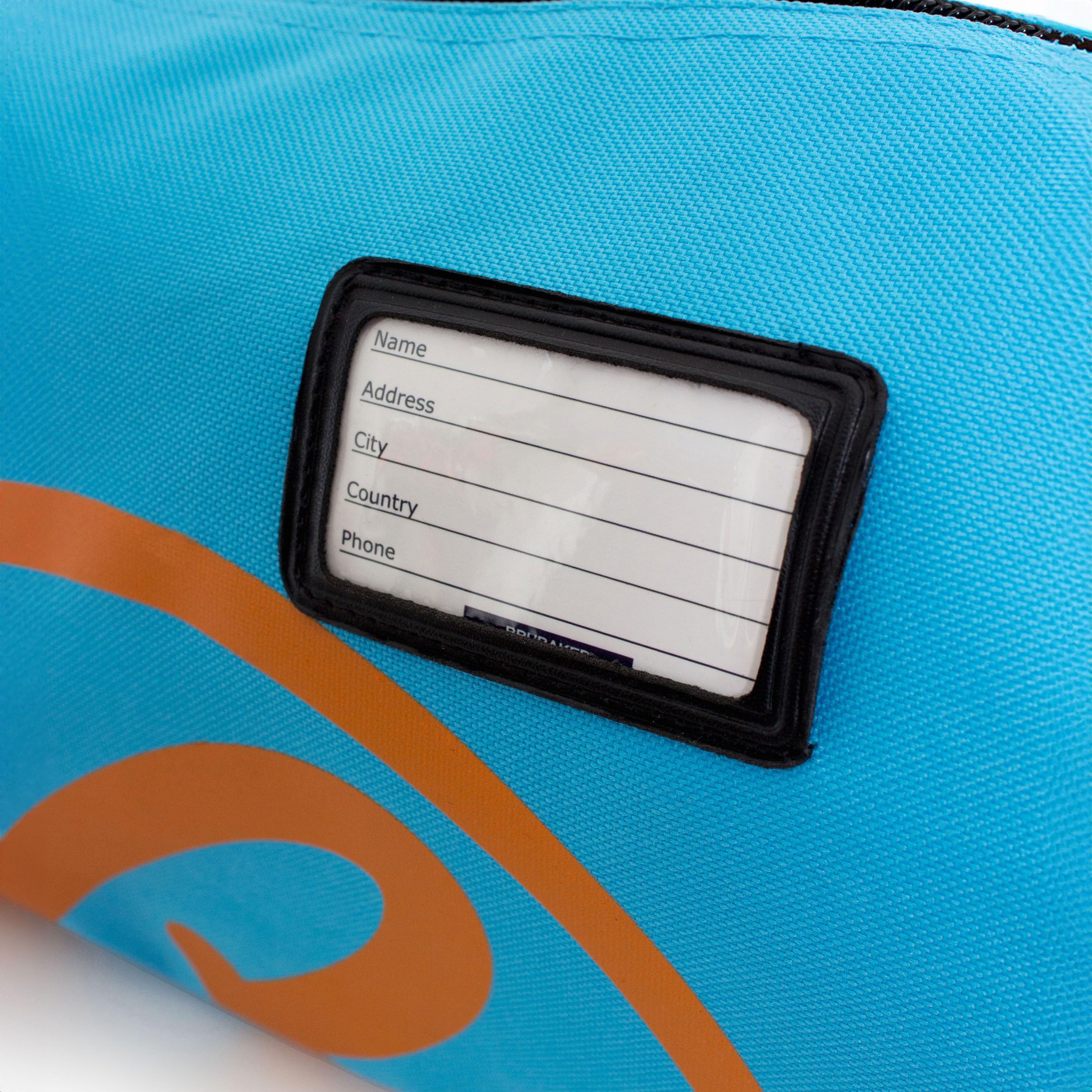Brubaker Carver Champion Sac de Ski rembourré pour 1 Paire de bâtons de Ski et bâtons Bleu Orange 170 x 34 x 34 cm