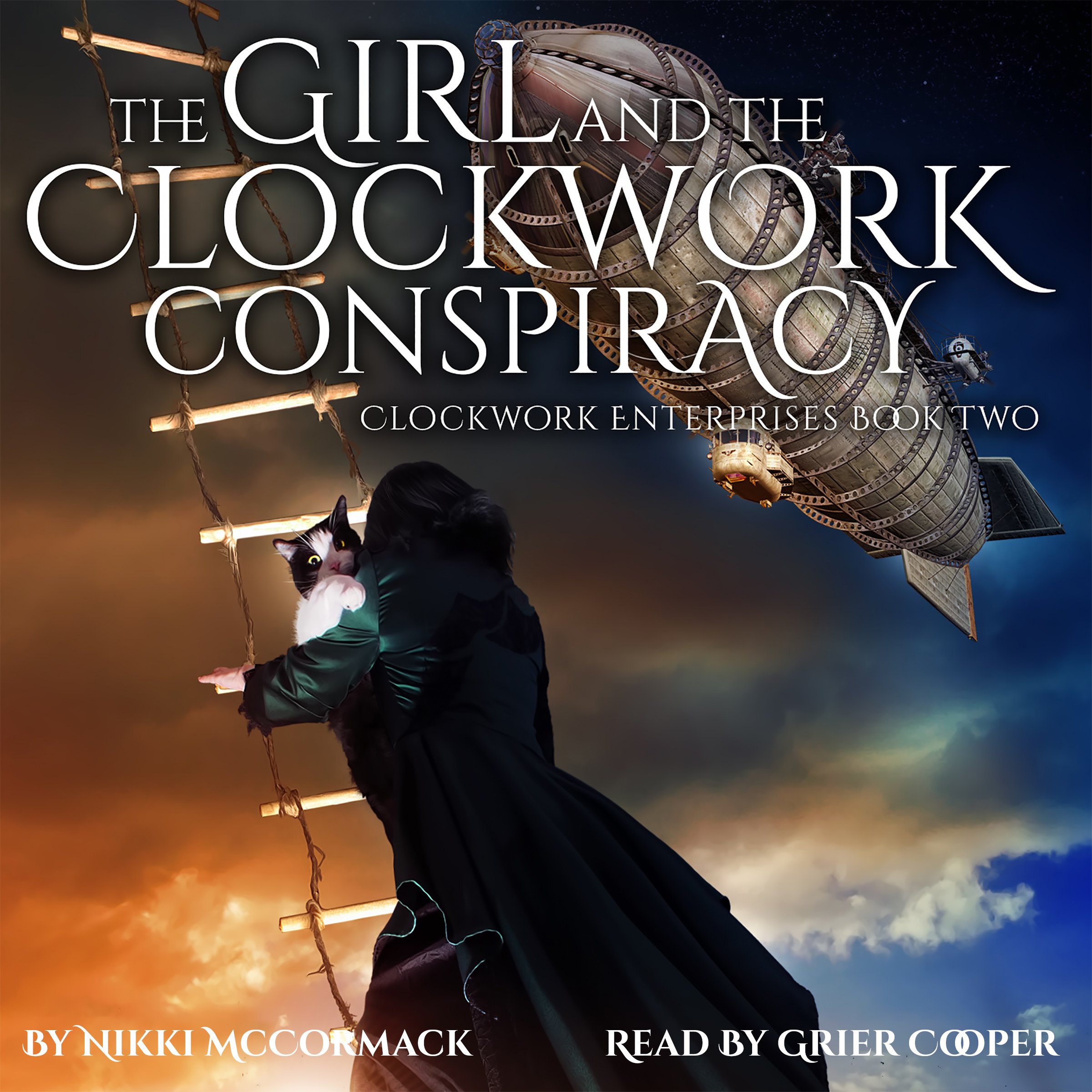 Cover art for The Girl and the Clockwork Conspiracy