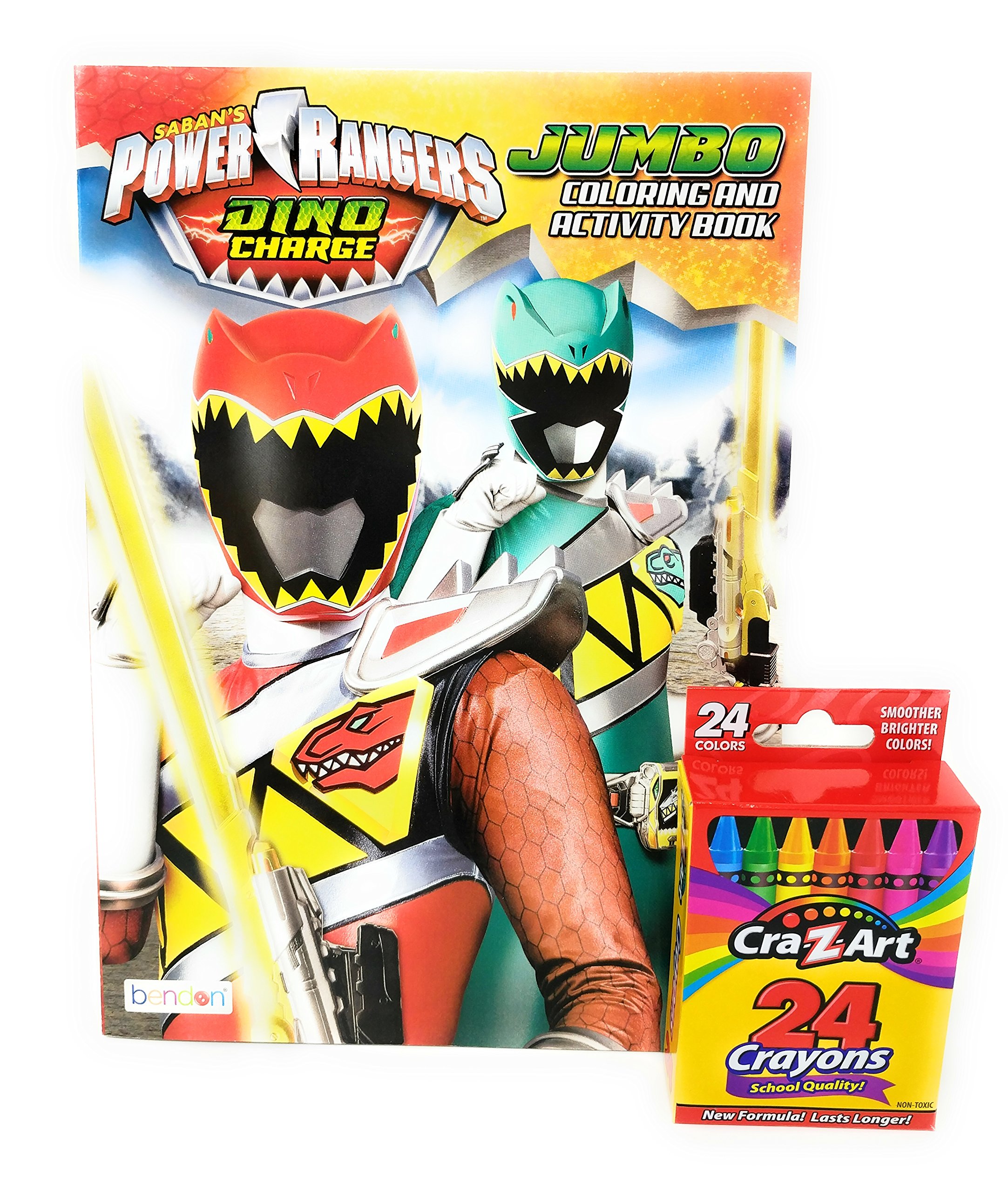 Buy Power Rangers Dino Charge Jumbo Coloring & Activity Book v2 Online