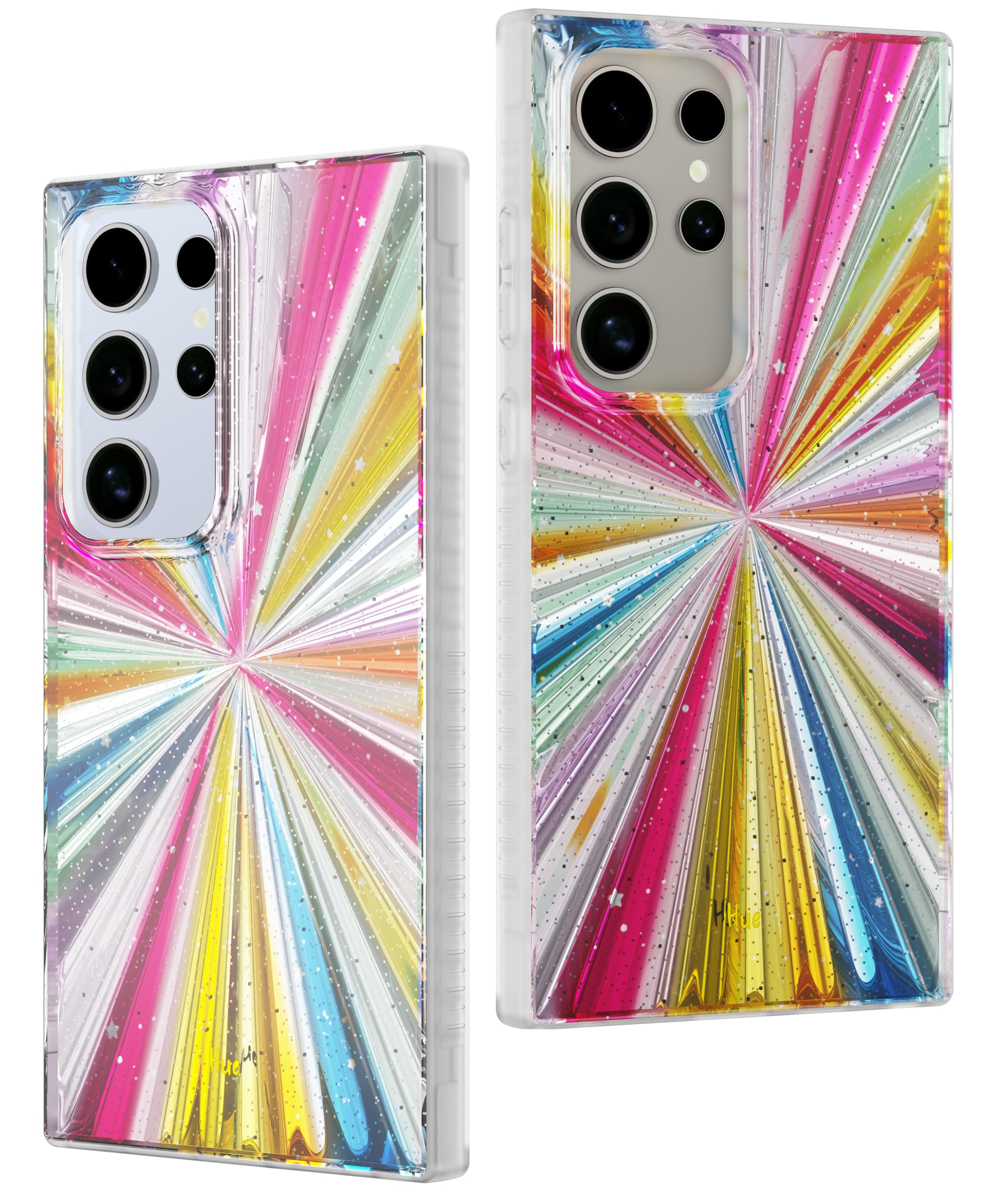 LONLI Hue - for Samsung Galaxy S24 Ultra Case - Cosmic Porta [10FT Drop Protection] - Shockproof Cover with Color Changing Effect | Cute and Unique for Women, Girls and Men (2024)