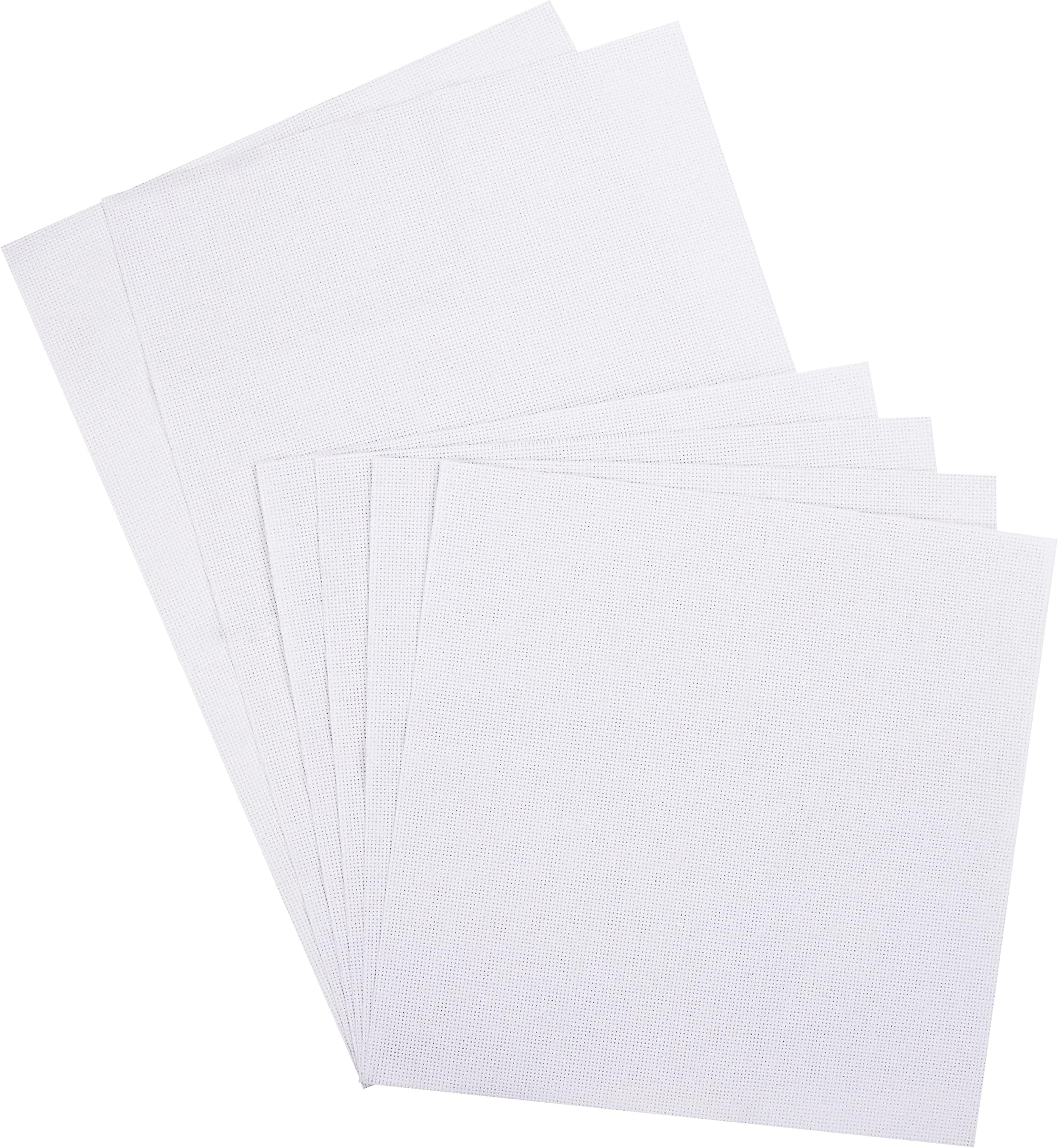 Tissu Aida 14 Count Noir - Lot De 2 Toiles 63.5x45.7cm Pour Point De Croix Et Broderie