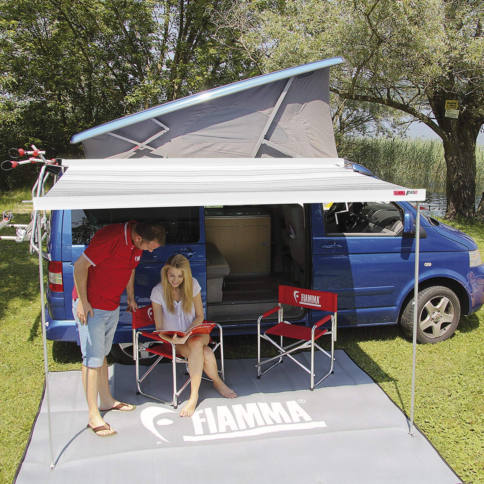 vw t5 markise fiamma F45 S Gehäuse Weiß 260cm, Tuch royal Grey + Sikaflex 221 Auto & Motorrad Choose REFLEX System Color:Multi-Cam Cube Aim Mountain Bike triathlon-and-open-water-goggles