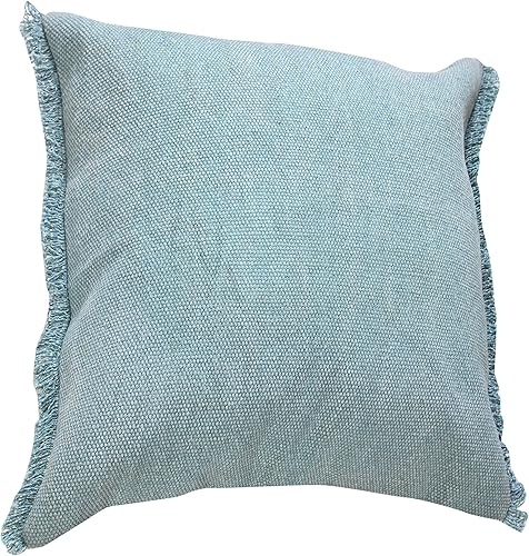 Miniatura 8 de Trade AM Ox Bay - Funda de almohada de algodón orgánico sólido, 20 x 20 pulgadas, color azul