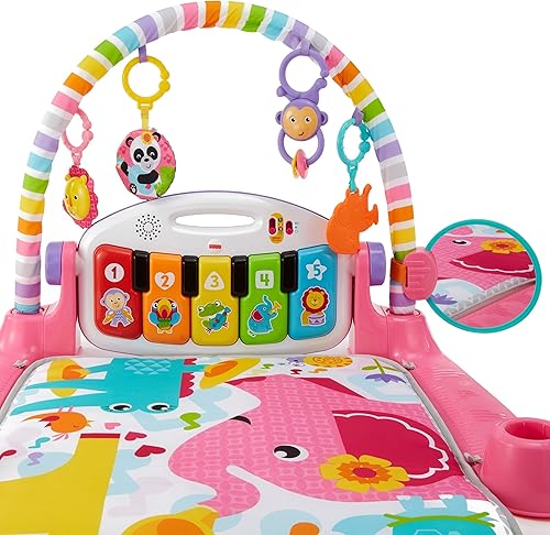 Miniatura 7 de Fisher-Price Deluxe Kick 'n Play Juguete de piano para niños, na