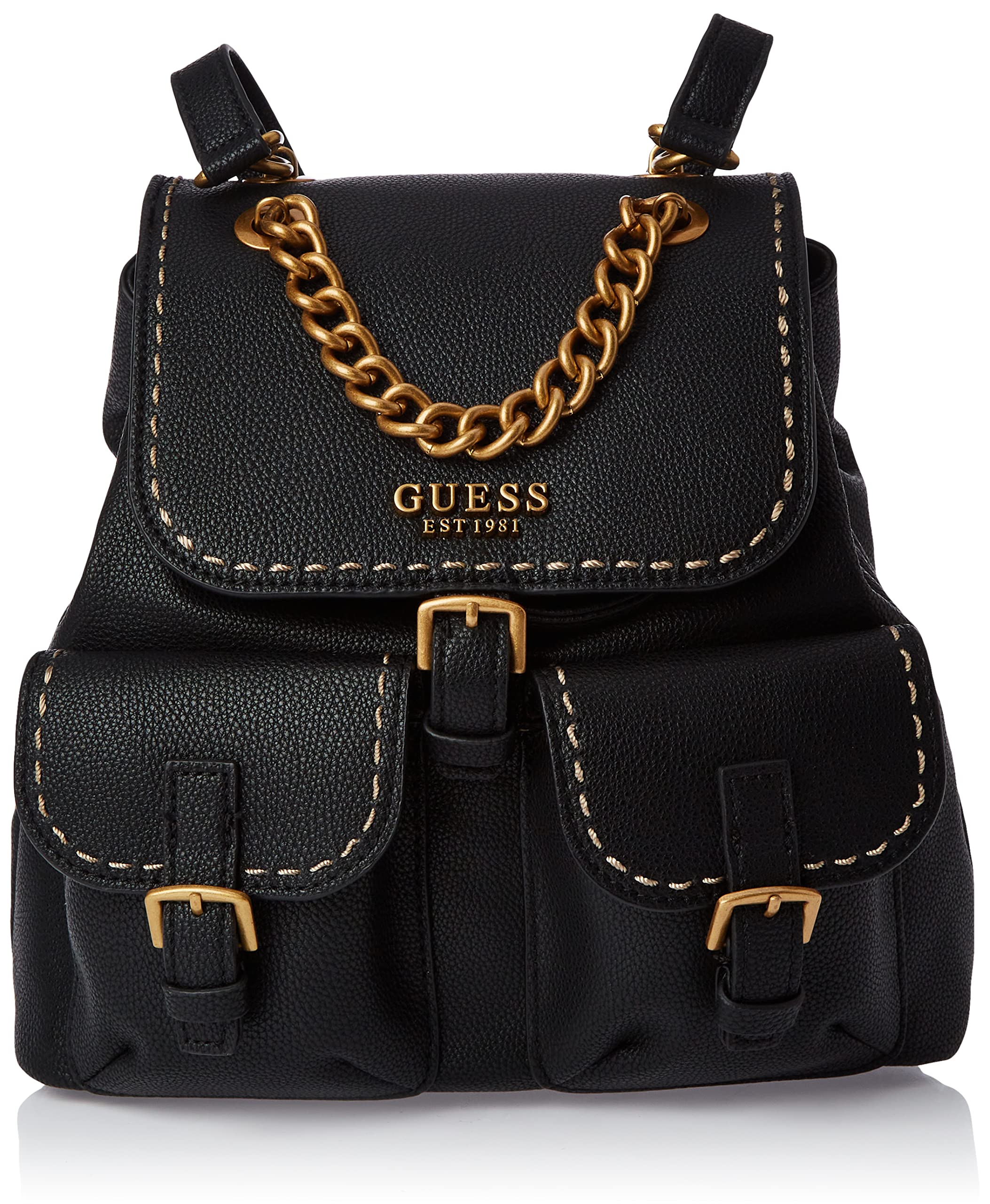 GUESSWomen's Backpack No Limit Pockets, Black