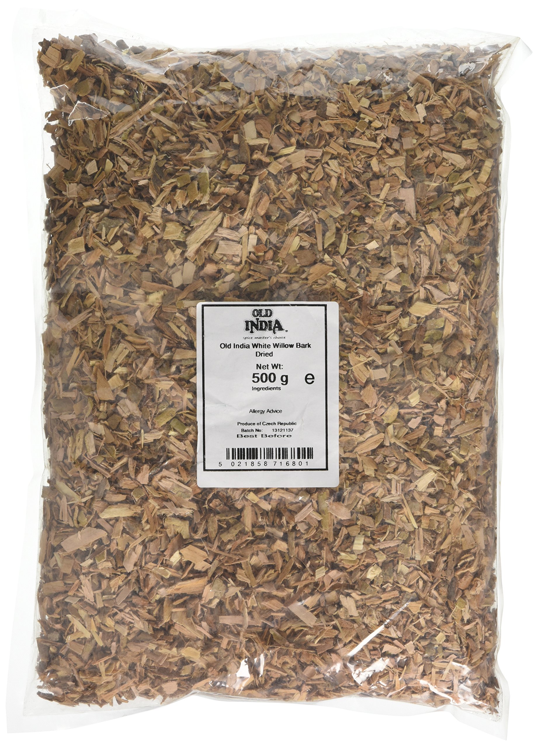 Old India White Willow Bark Dried 500 g